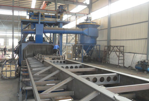 掛車底盤拋丸機(jī) 掛車底盤拋丸機(jī)